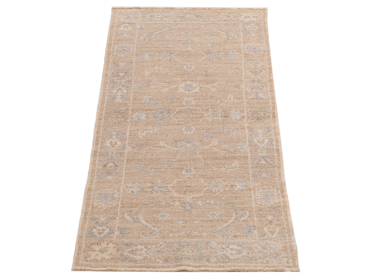 Angora Oushak 152657 Brown Brown 2.6x6.2 Hand Knotted Rug