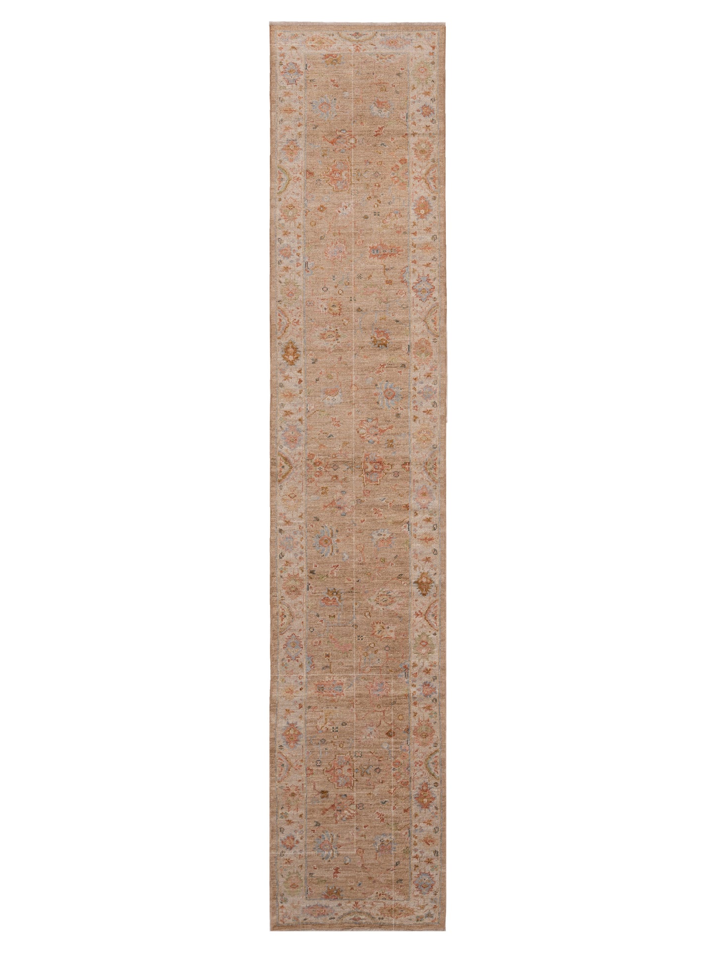 Anadol Angora Oushak  Light Brown Ivory Traditional