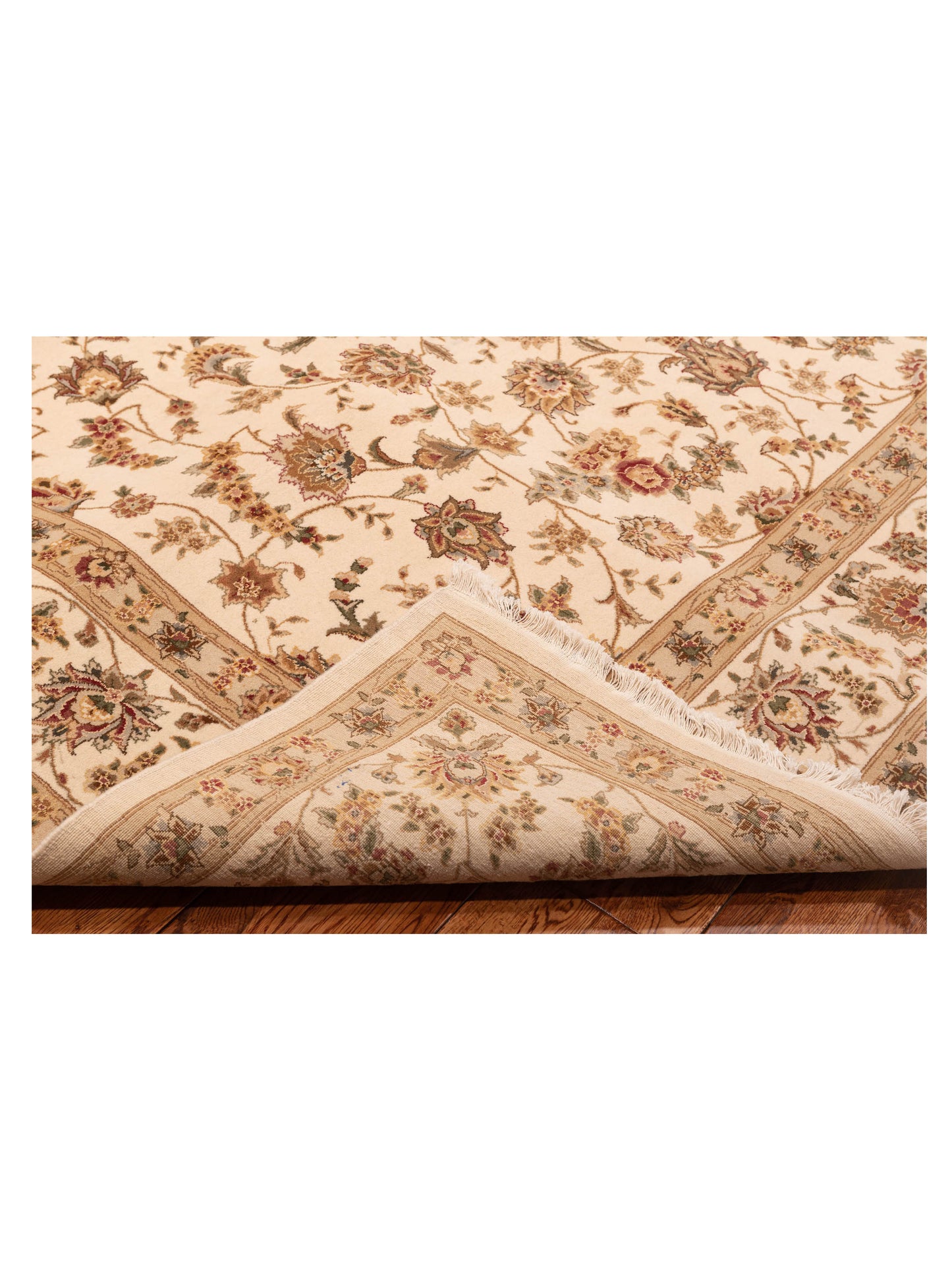 Magnolia 121064 Ivory Ivory 9x12 Hand Knotted Rug