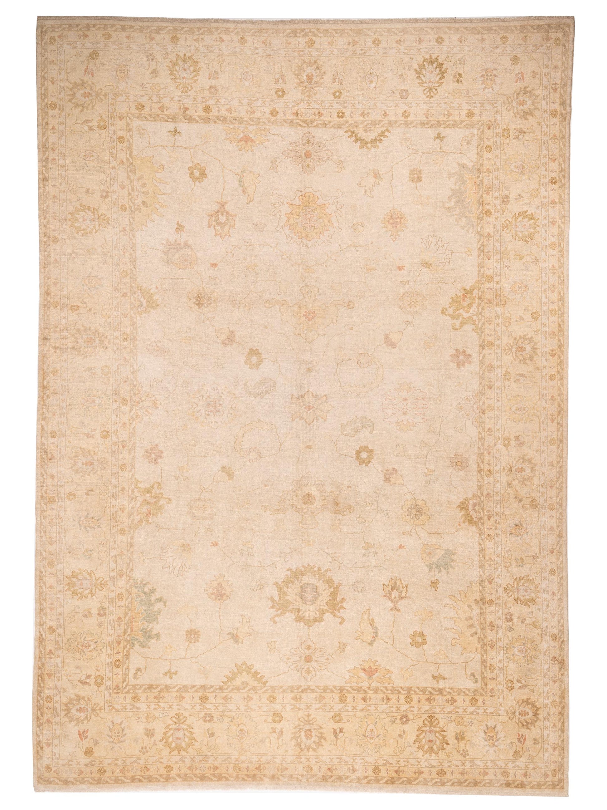 Anadol Angora Oushak  Silver Gold Traditional