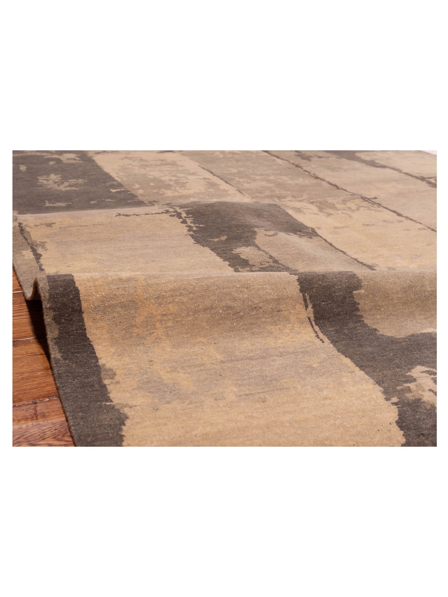 Tibetino 119306 Silver Gray 6.1x9 Hand Knotted Rug