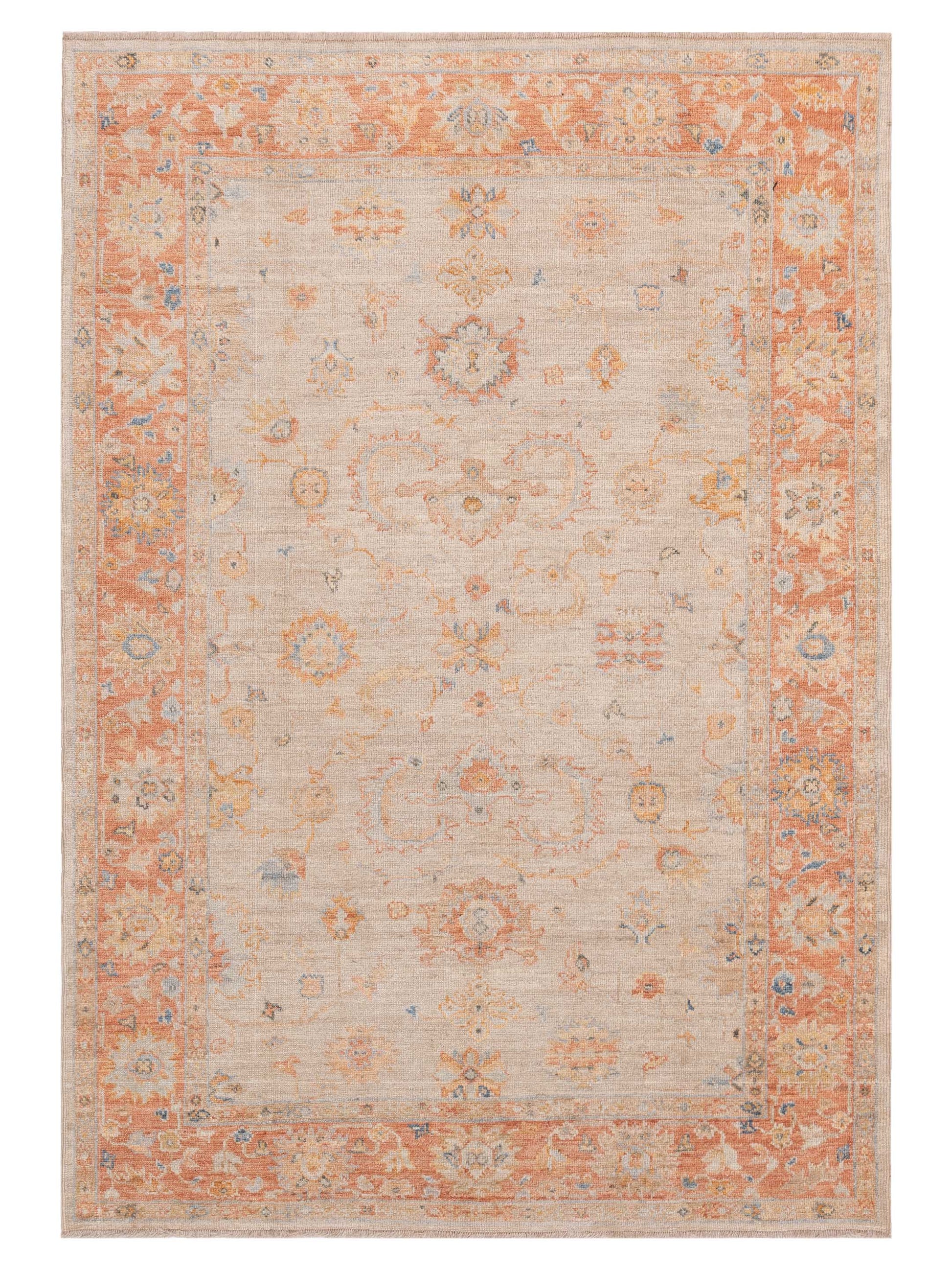 Anadol Angora Oushak  Beige Rust Traditional