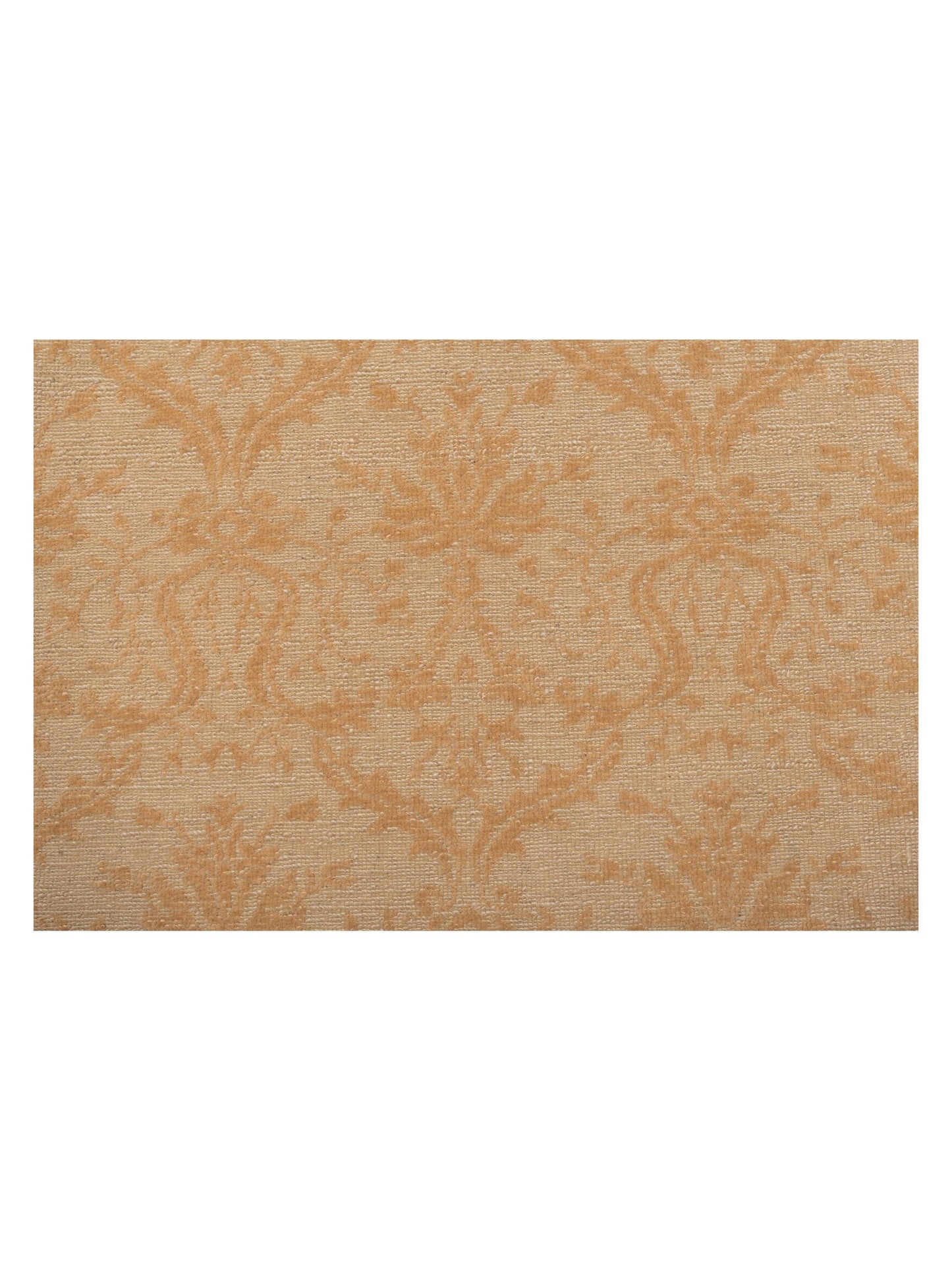 Defne Begonia Beige Gold 8.2x9.10 Hand Knotted Rug