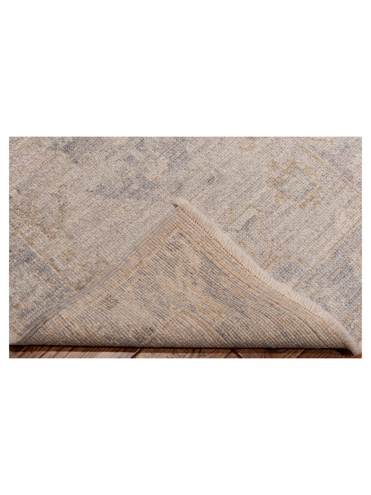 Angora Oushak 149470 Gray Gray 2.8x9.9 Hand Knotted Rug