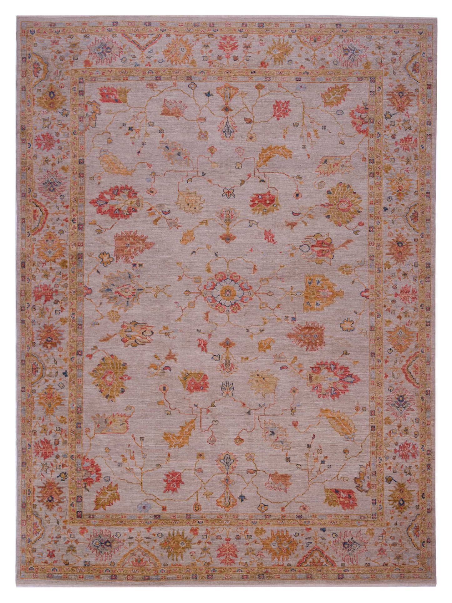 Anadol Angora Oushak  Ivory Ivory Traditional