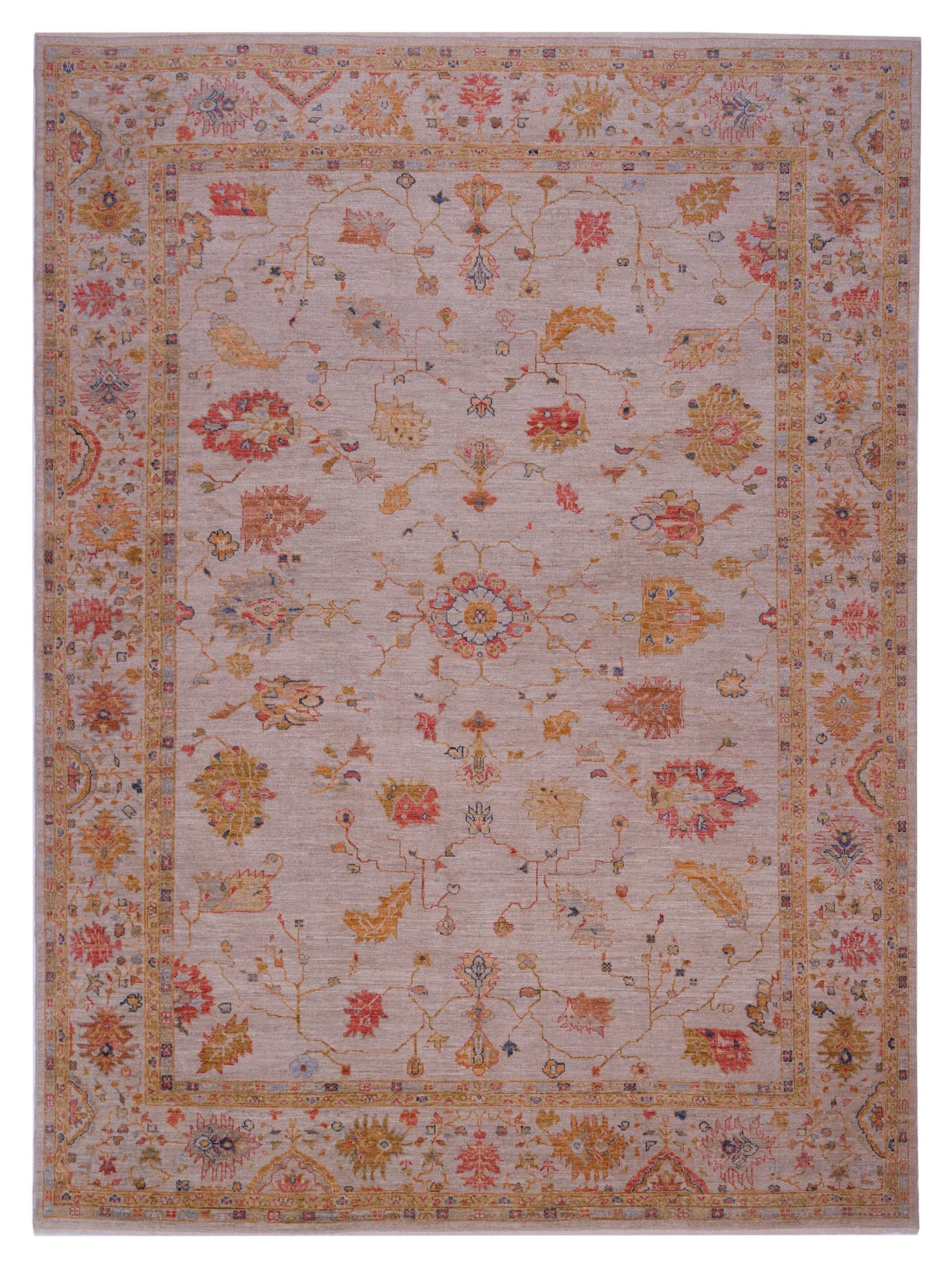 Anadol Angora Oushak  Ivory Ivory Traditional