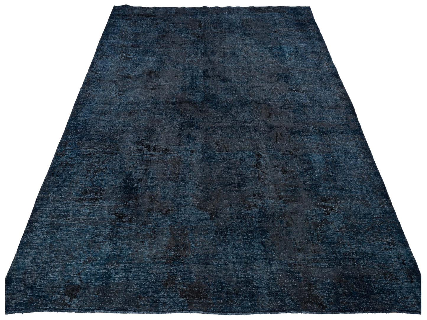 Vintage 133165 Indigo 9.10x13.7 Hand Knotted Rug