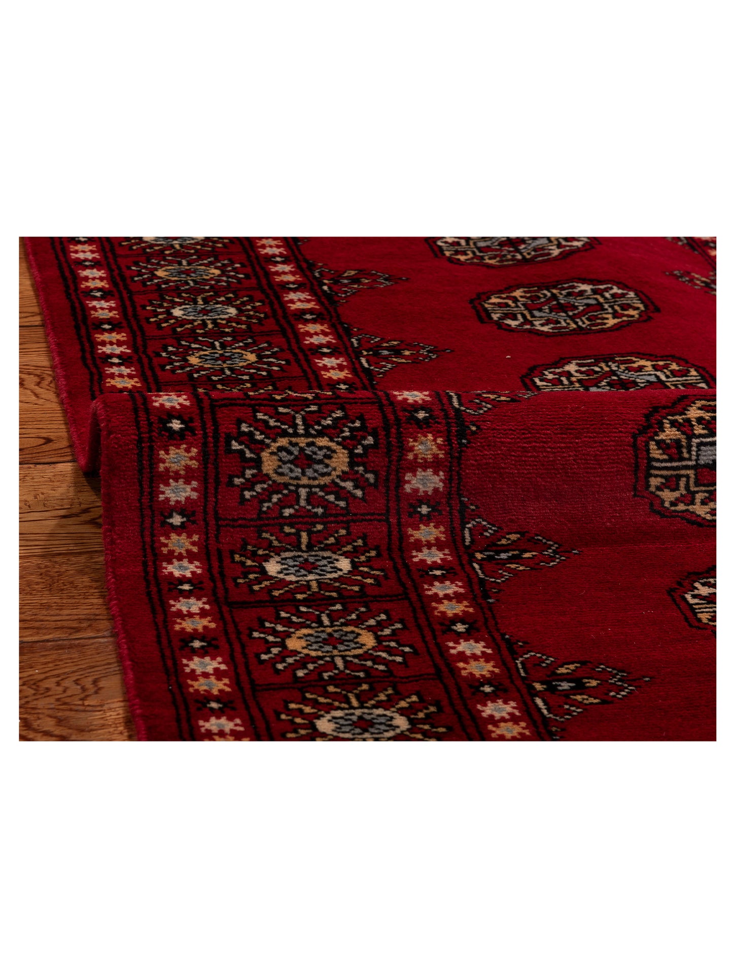 Bokhara 151455 Red Red 2.7x9.5 Hand Knotted Rug