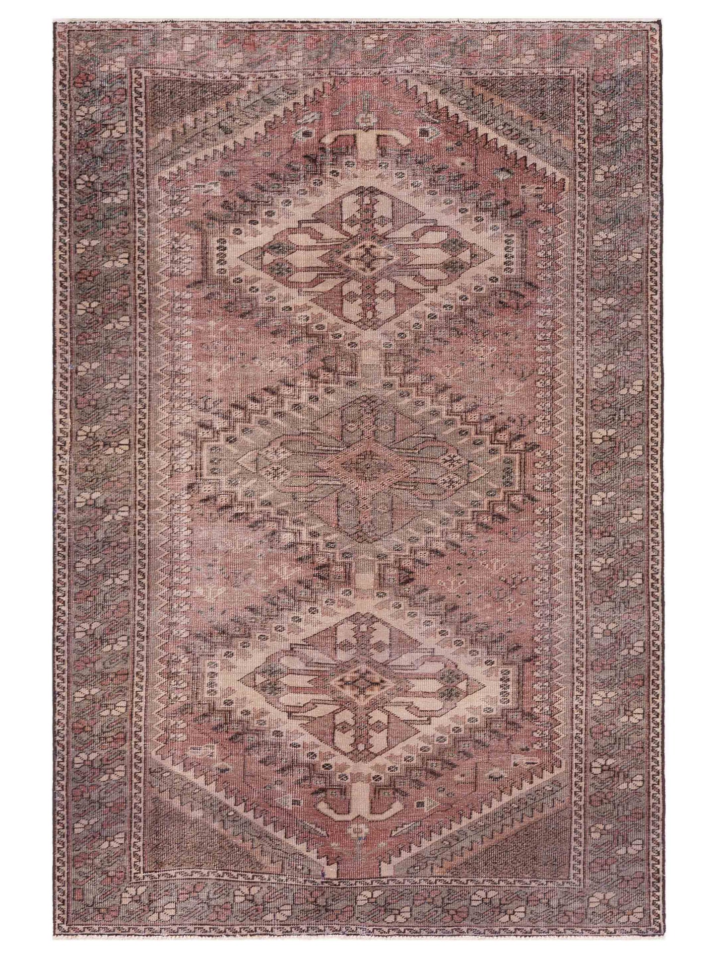Pasha Persian  Brown Gray Traditional