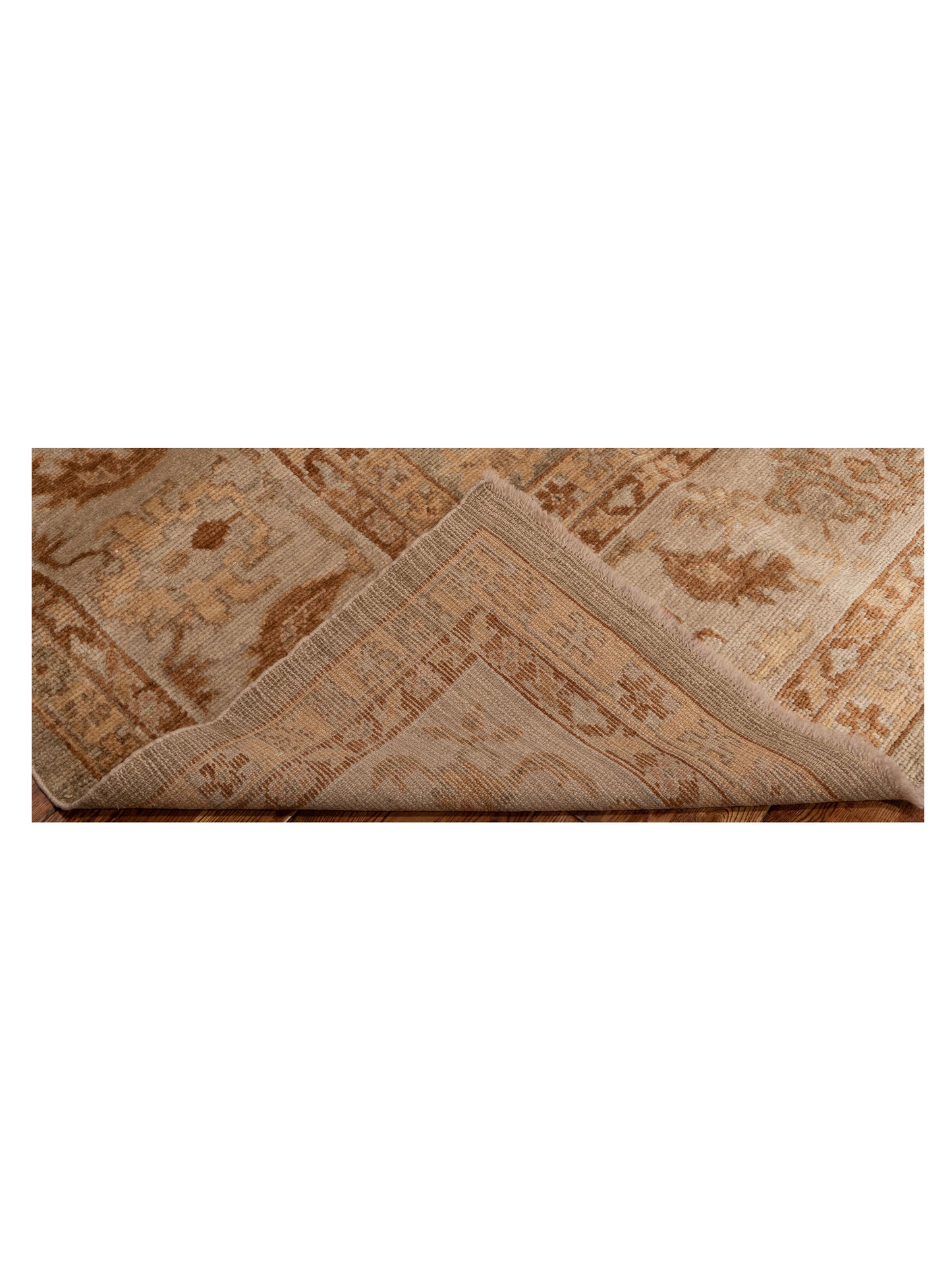 Angora Oushak 109622 Green Silver 11.10x15.9 Hand Knotted Rug