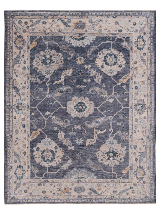 Anadol Angora Oushak  Blue Ivory Traditional