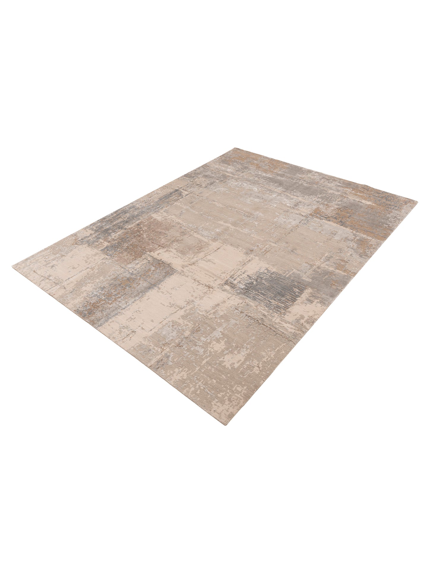 Tibetino 154837 Gray Beige 9x11.11 Hand Knotted Rug