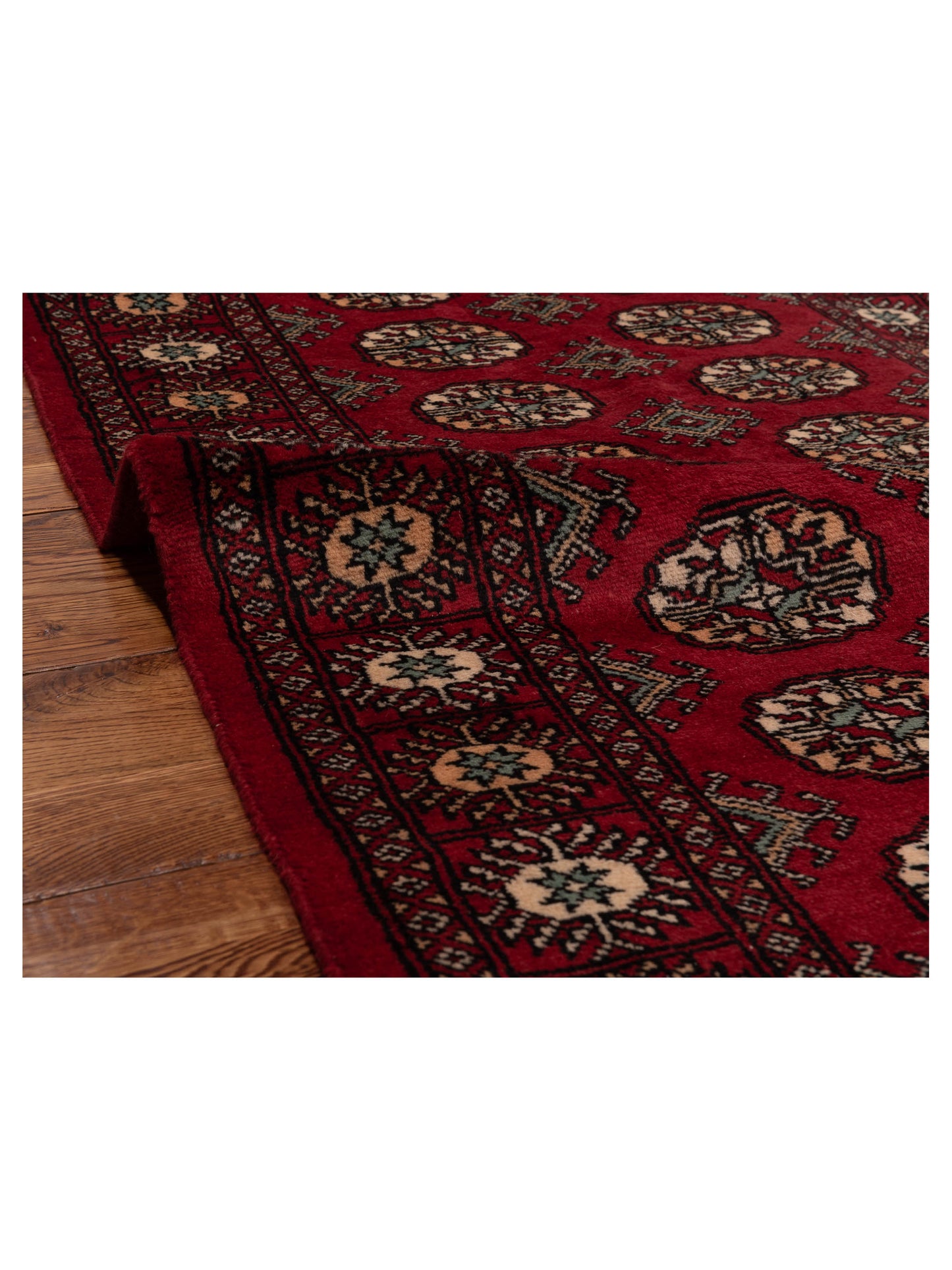 Bokhara 145570 Red Red 3.1x5.2 Hand Knotted Rug