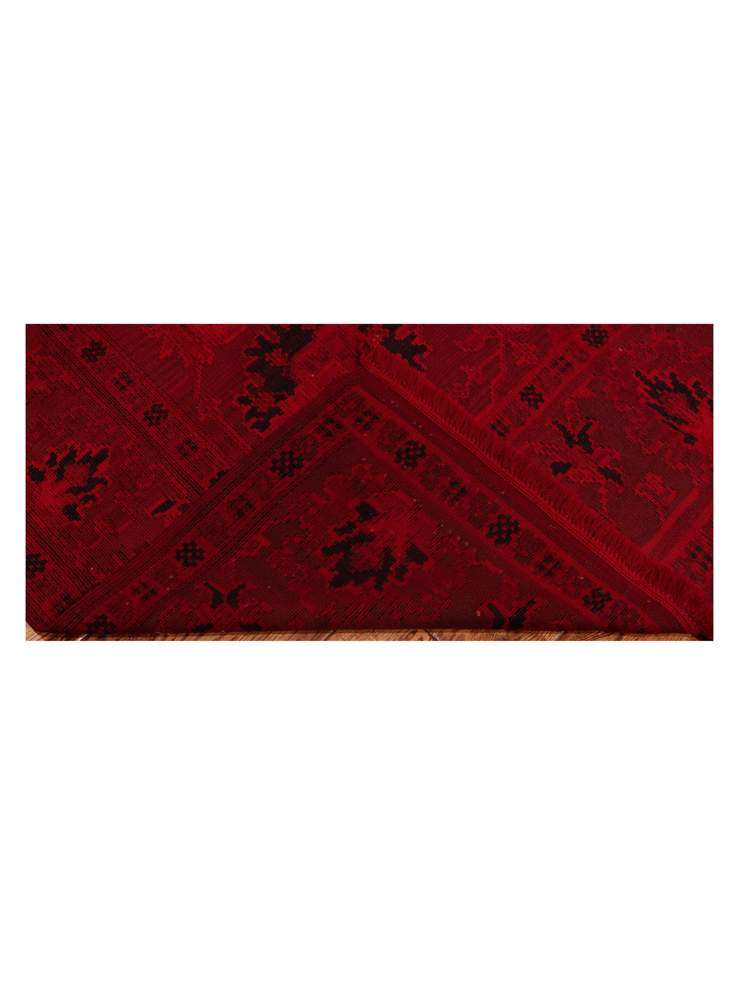 Vintage 108949 Red 5.9x7.10 Hand Knotted Rug