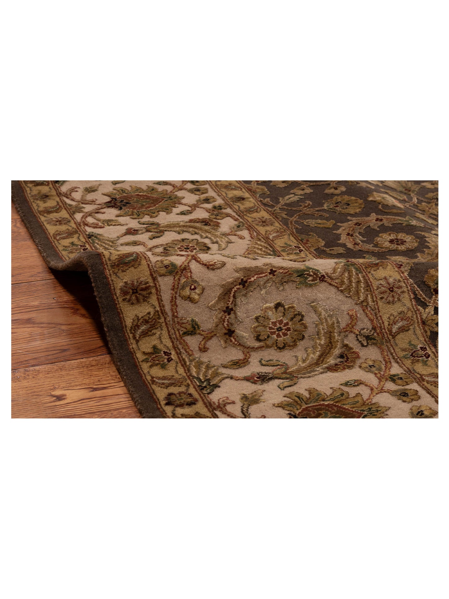 Imperial Silk 153477 Ivory Ivory 8x10 Hand Knotted Rug