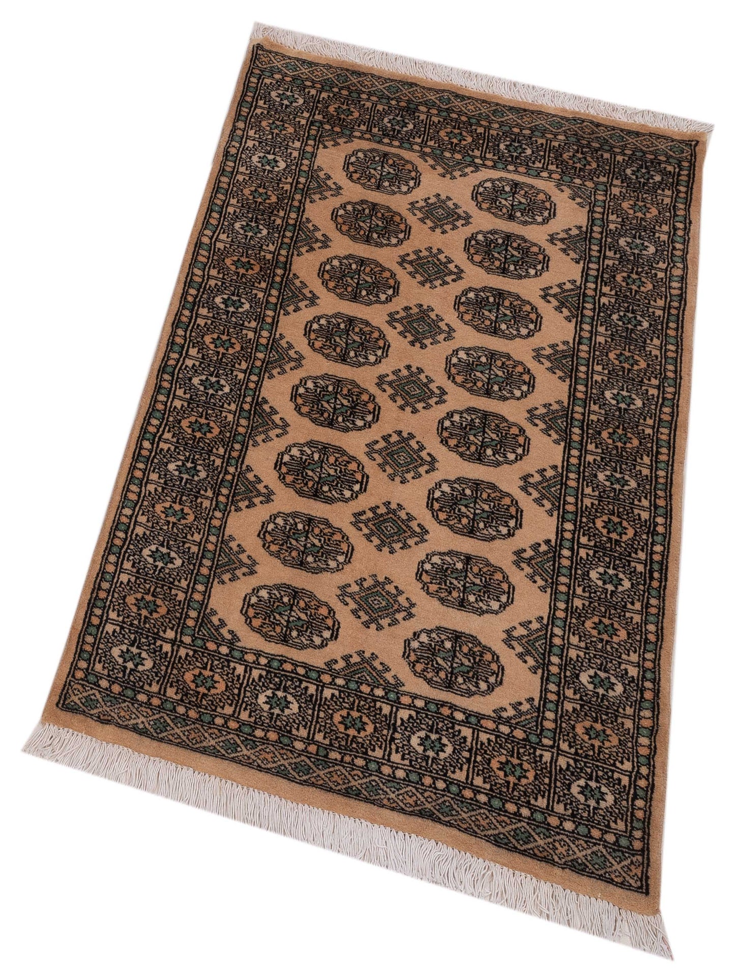 Bokhara 147877 Beige Beige 3.1x4.7 Hand Knotted Rug