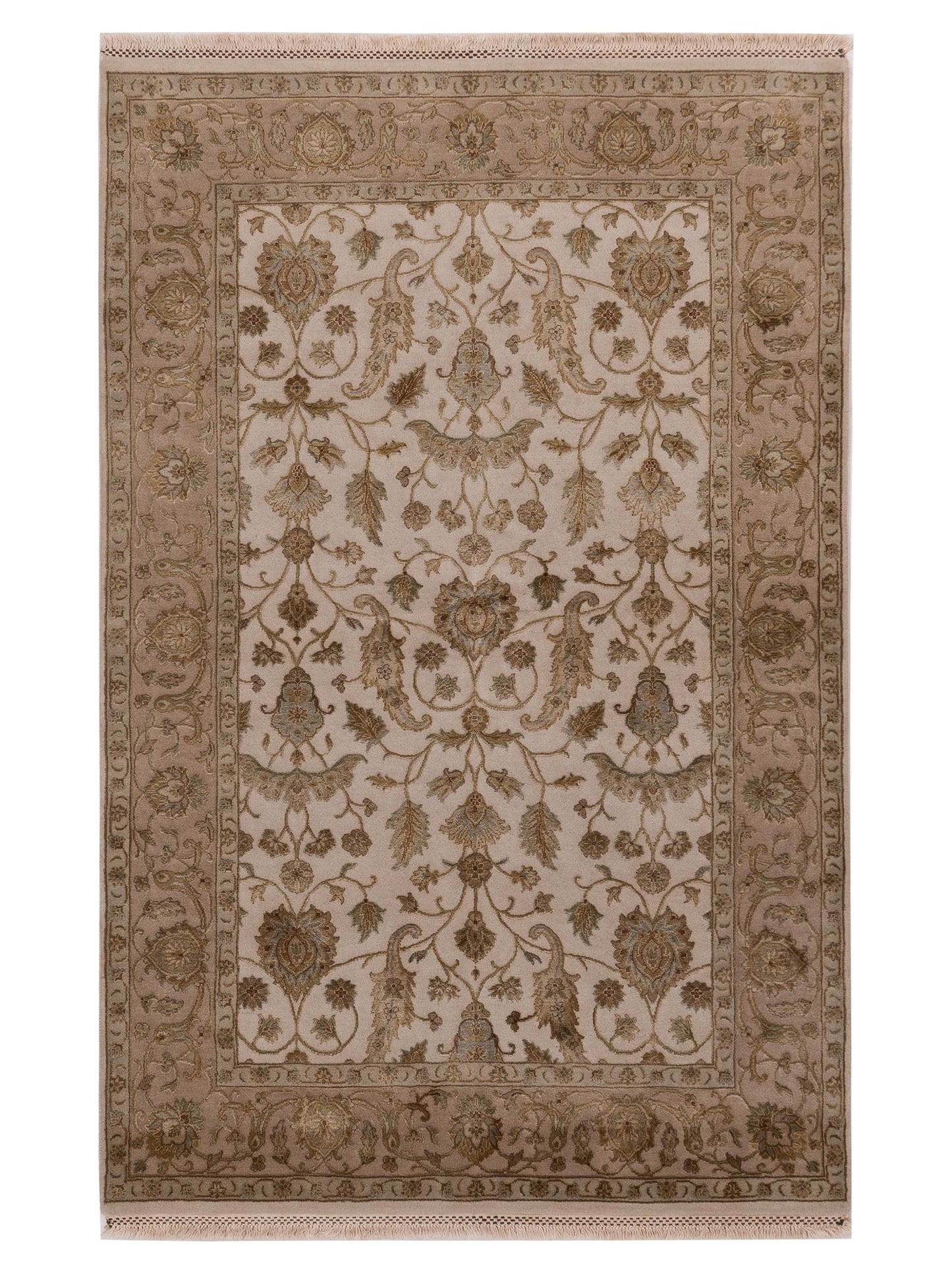 Rajpur Imperial Silk  Ivory Beige Traditional