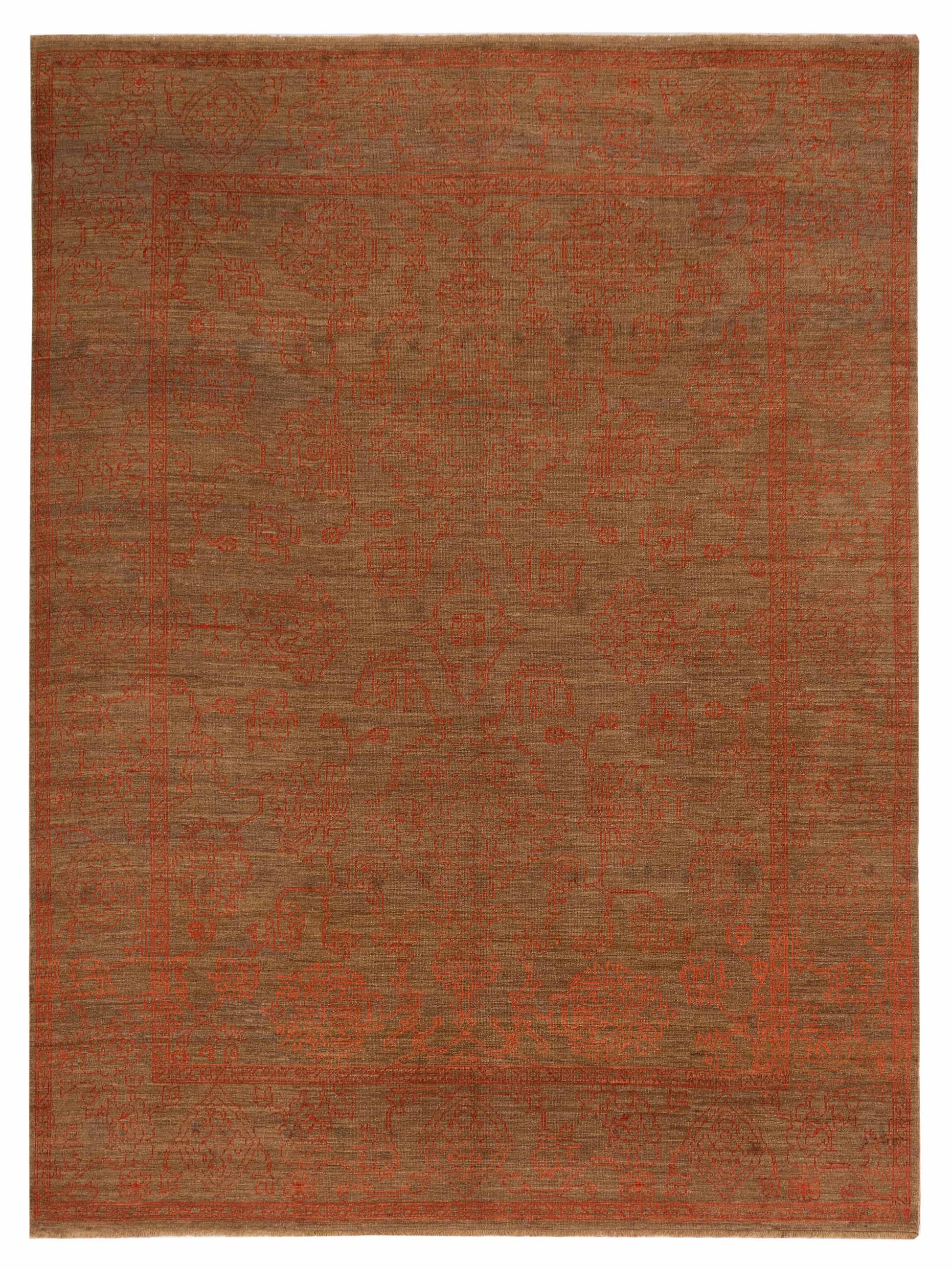 Pasha Defne  Brown Orange Transitional