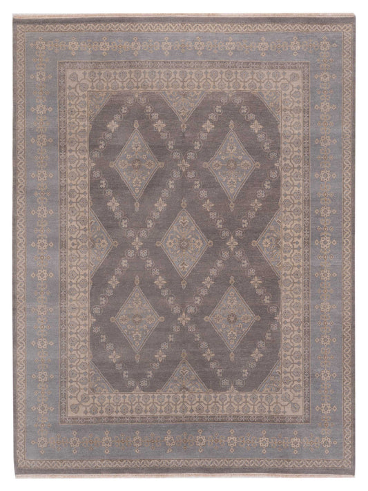 Rajpur Stella  Gray Silver Traditional