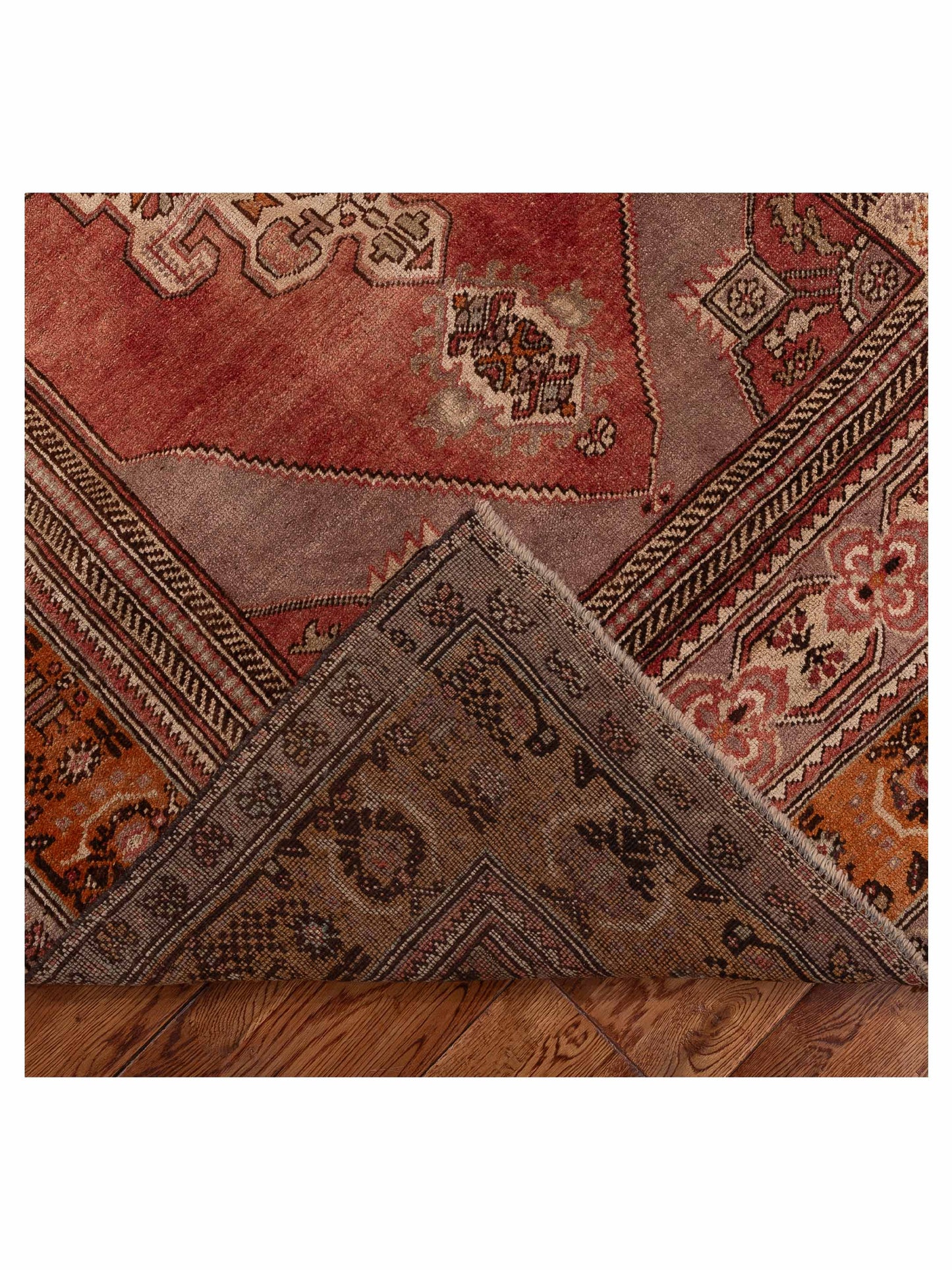 Old Anatolian 154142 Rust Gold 5x9.6 Hand Knotted Rug