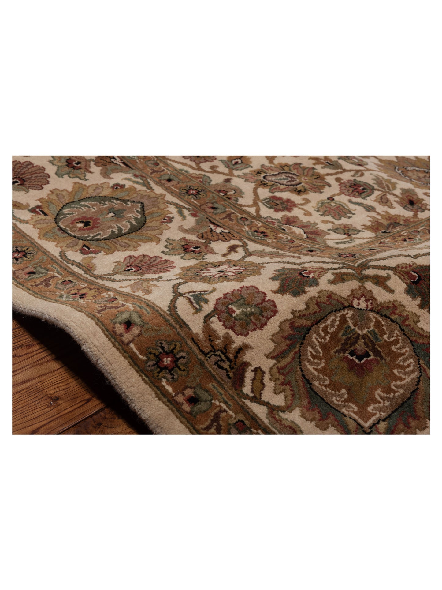 Jahan 98898 Ivory Ivory 8.2x10.1 Hand Knotted Rug