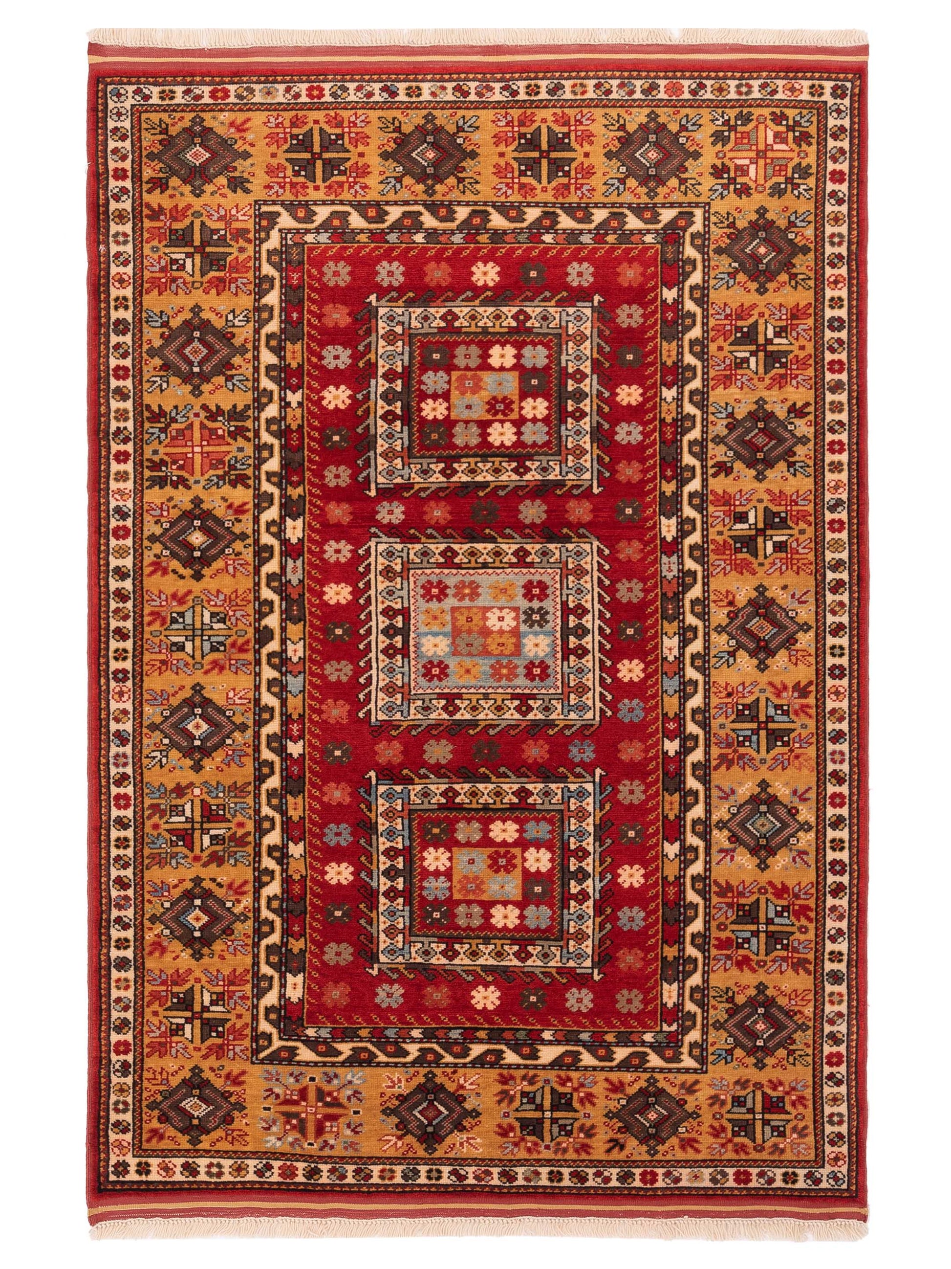 Pasha Turkish Shirwan  Rust Gold Traditional