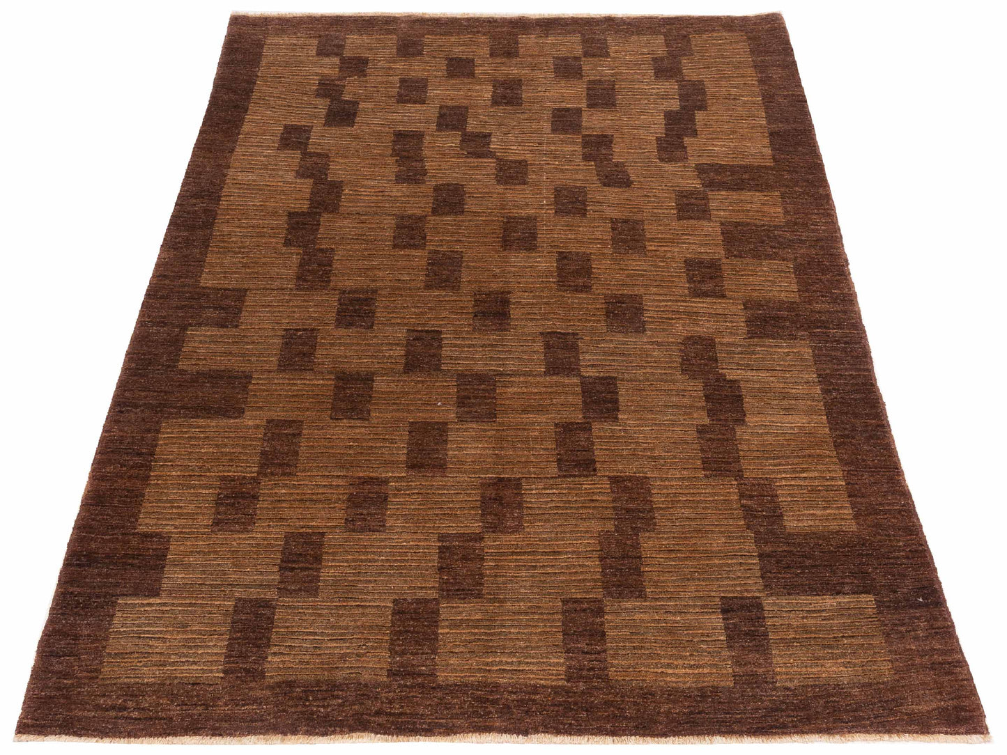 Bahar 92652 Brown 5.10x8.7 Hand Knotted Rug
