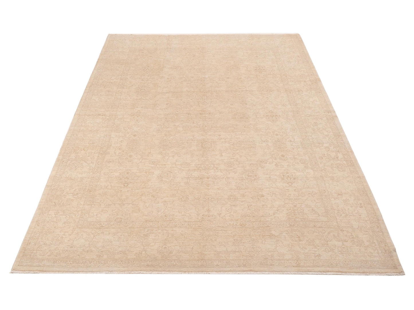 Laila 108802 Cream Cream 9x12.1 Hand Knotted Rug