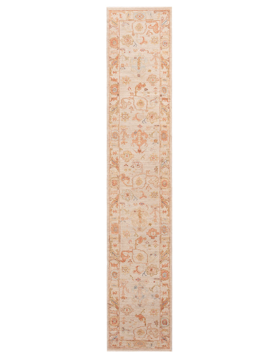 Anadol Angora Oushak  Ivory Ivory Traditional