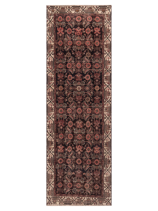 Pasha Antique Heirloom  Brown Ivory Traditional