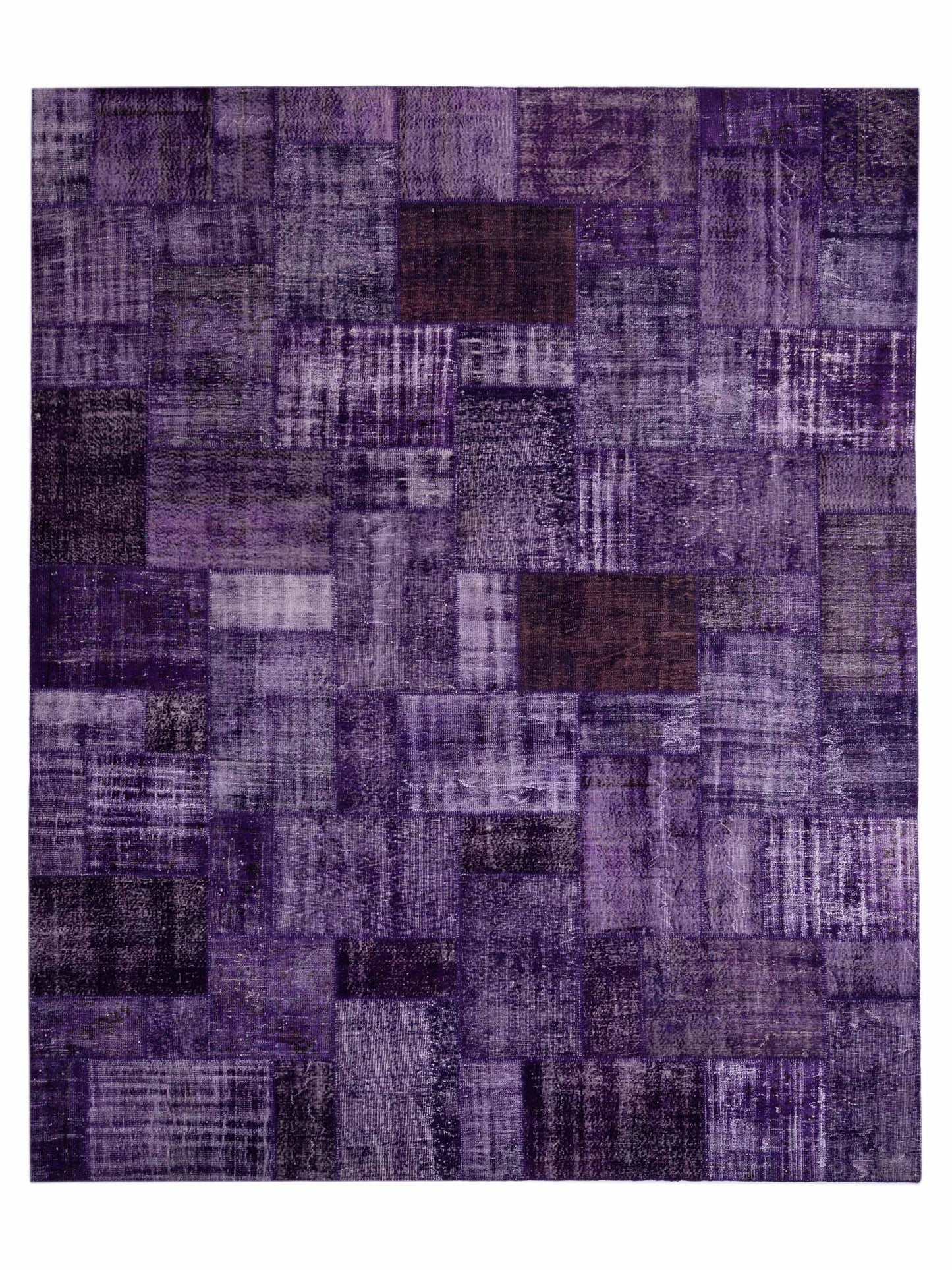 Pasha Turkish Vestige Patchwork  Purple  Contemporary