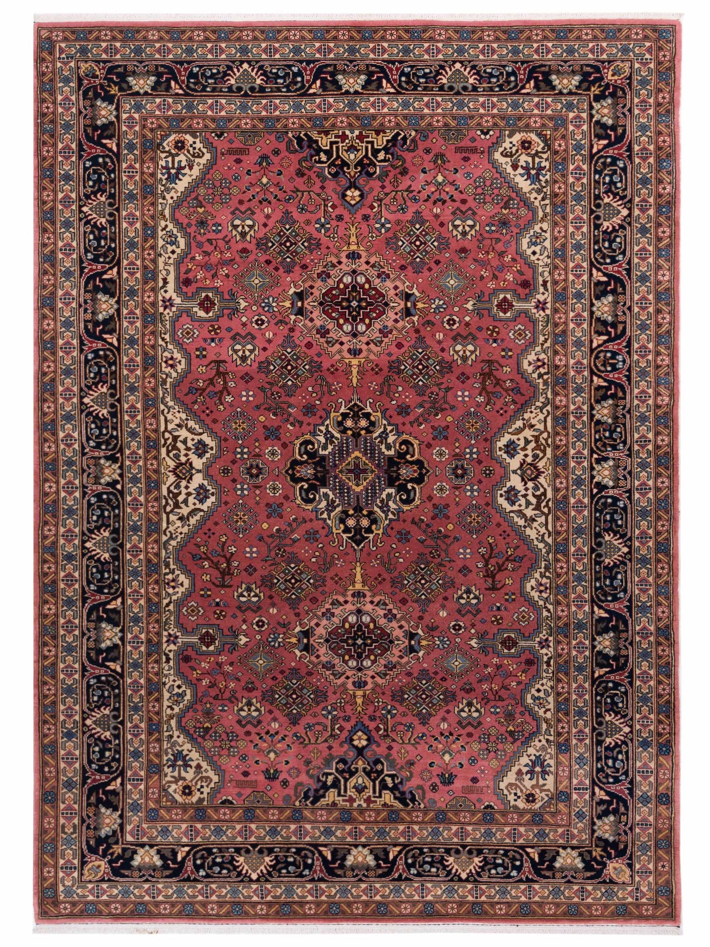 Rajpur Crown  Pink Navy Traditional