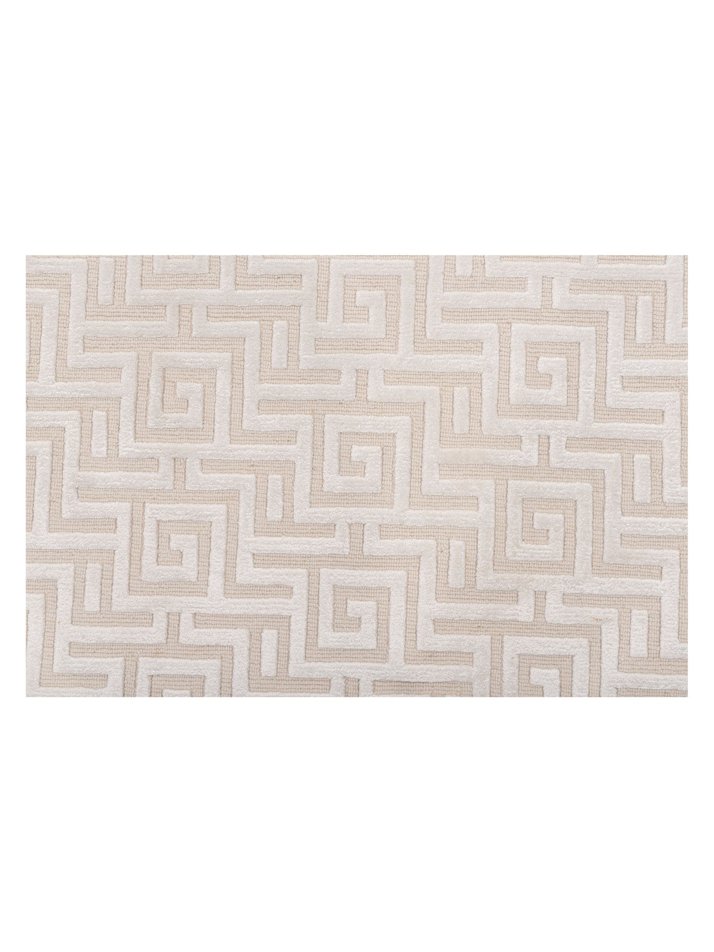 Tibetino 126638 Ivory 8.1x9.10 Hand Knotted Rug