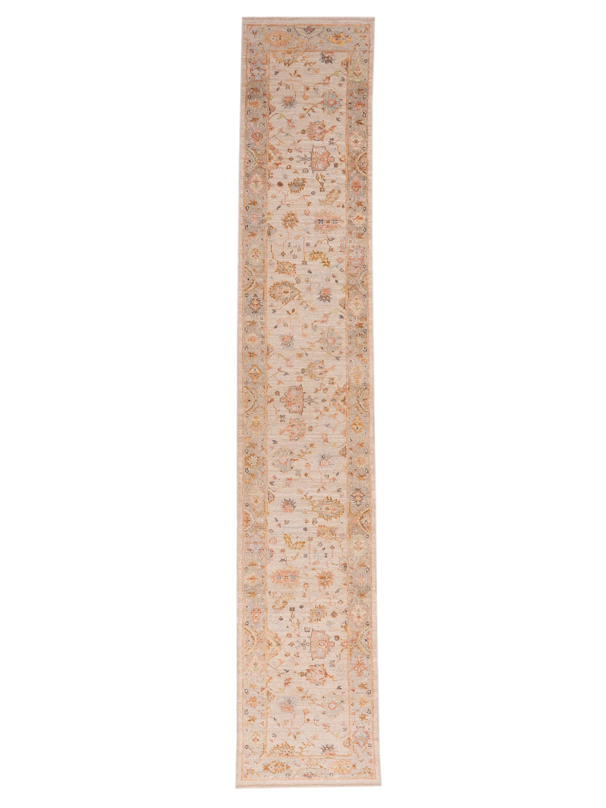 Anadol Angora Oushak  Beige Brown Traditional
