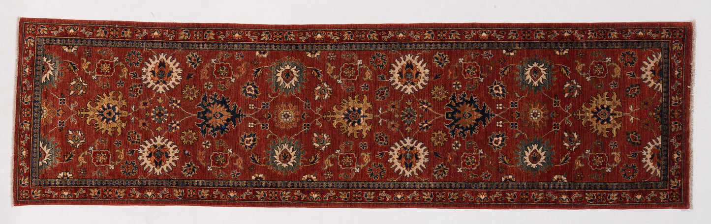 Akcha 121882 Red Red 2.9x9.11 Hand Knotted Rug