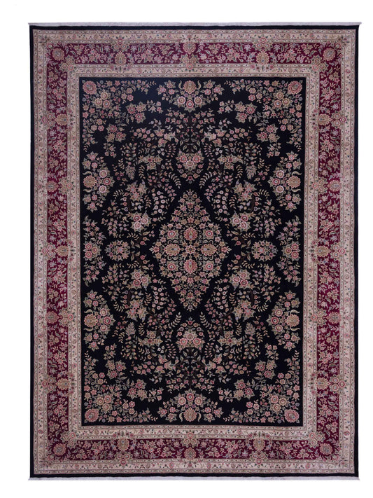 Pasha Magnolia  Black Red Traditional