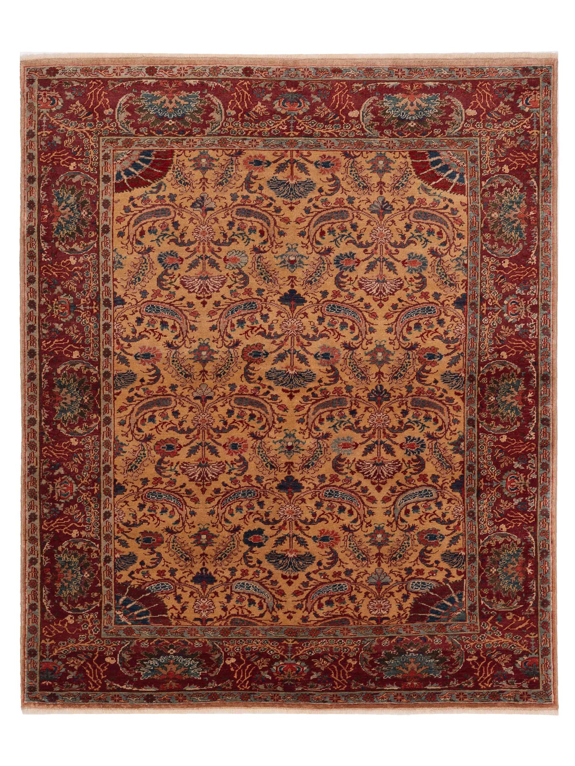 Pasha Antique Loom  Gold Rust Traditional