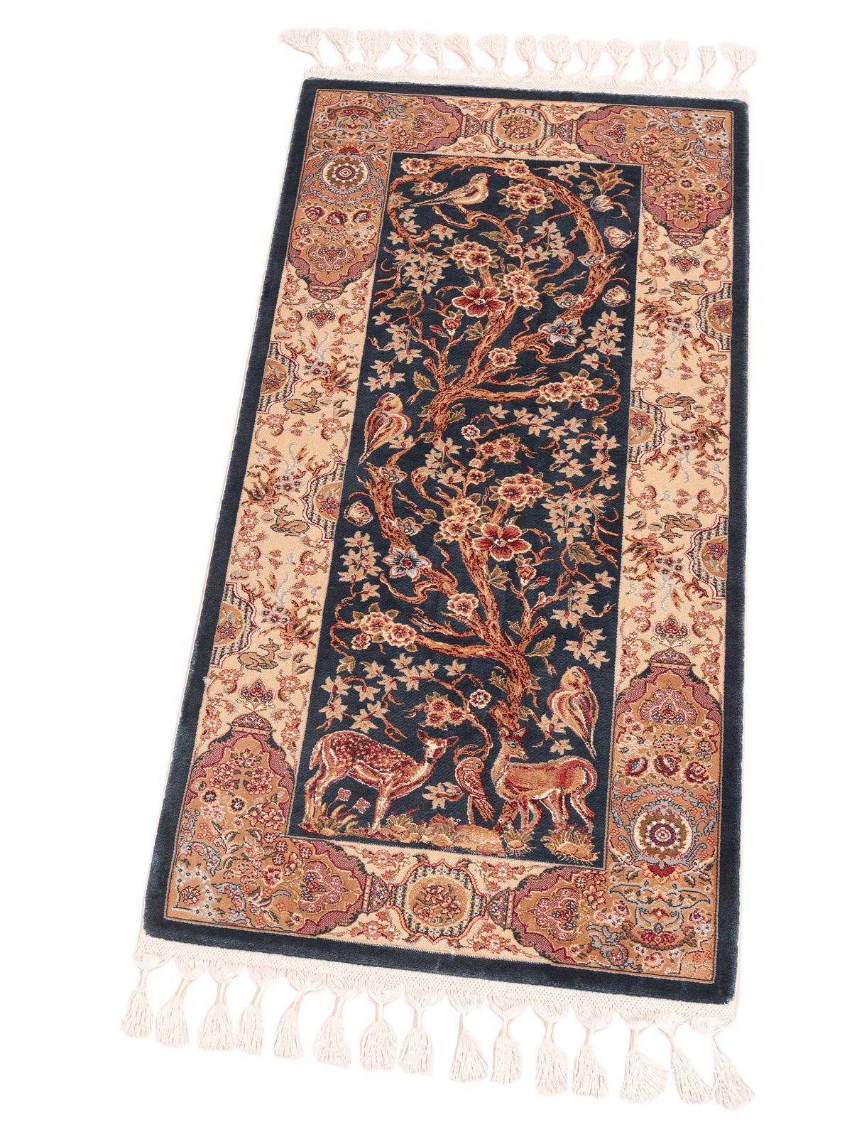 Antalya 150047 Blue Ivory 1.9x3.11 Machine Made Rug