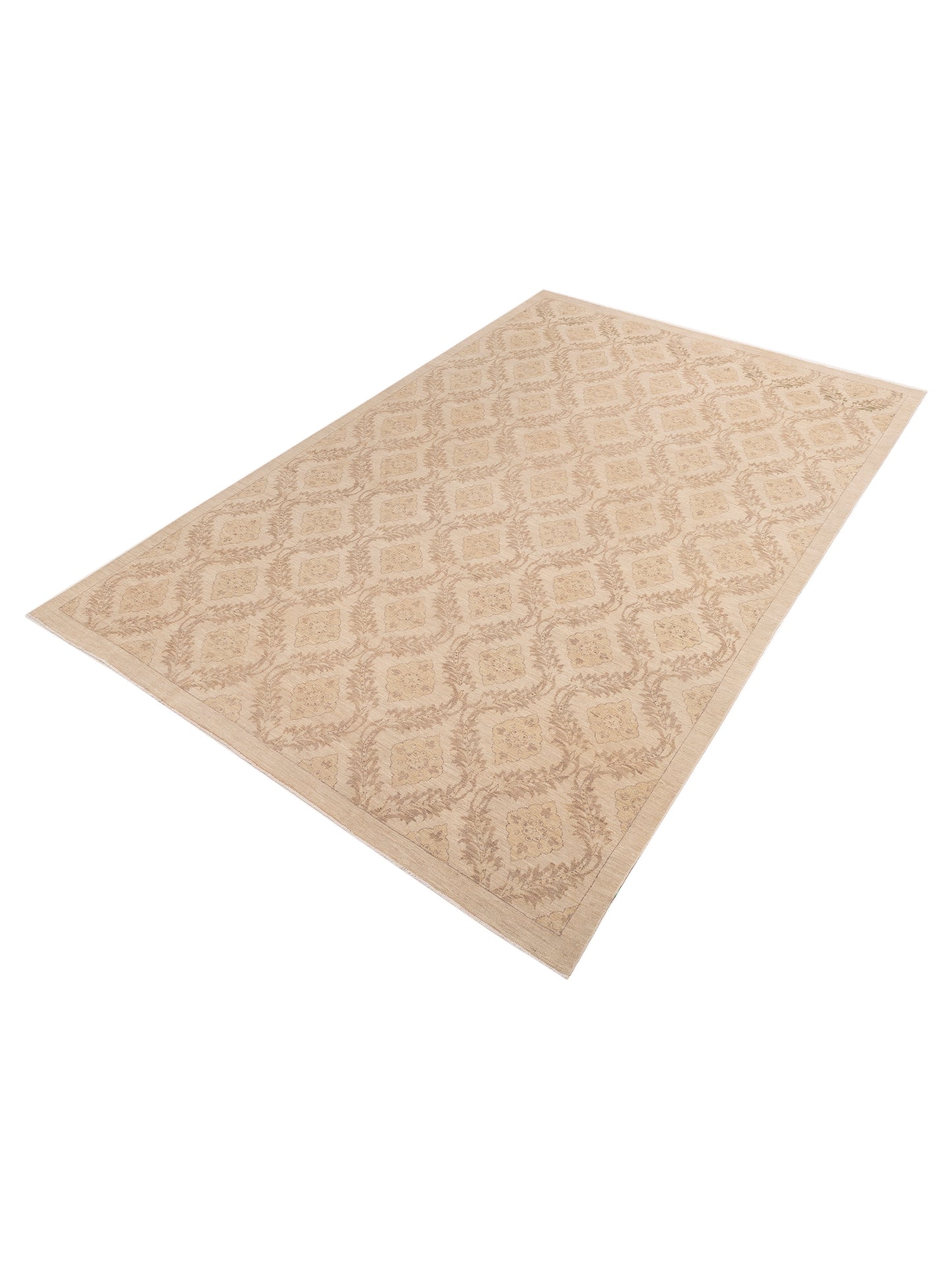 Laila 113094 Silver 9.4x13.7 Hand Knotted Rug