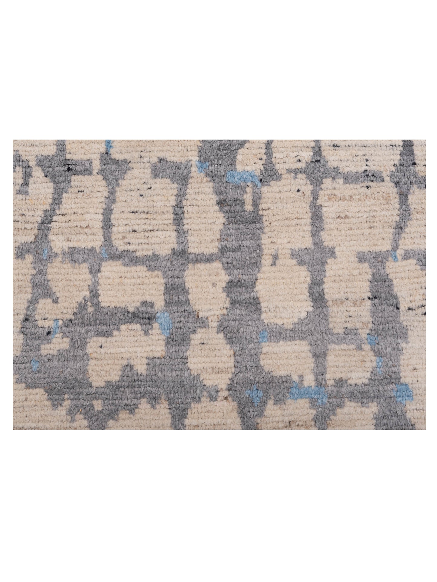 Atlas 150456 Ivory Gray 8.1x9.11 Hand Knotted Rug