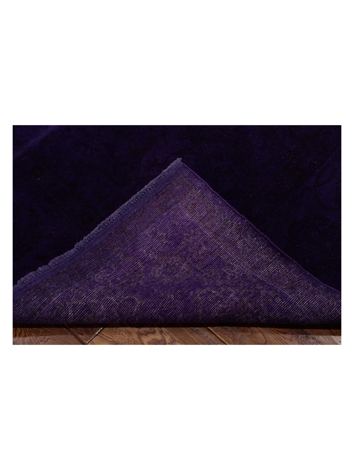Vintage 110296 Purple 9x11.10 Hand Knotted Rug