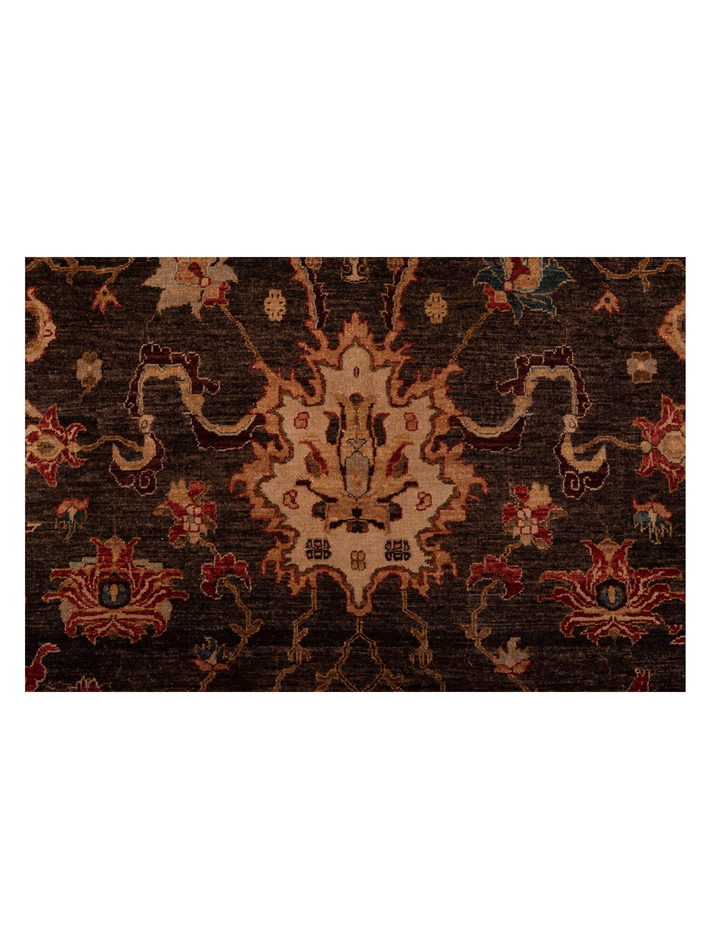 Firuze Lidya Charcoal Plum 11.6x15.3 Hand Knotted Rug