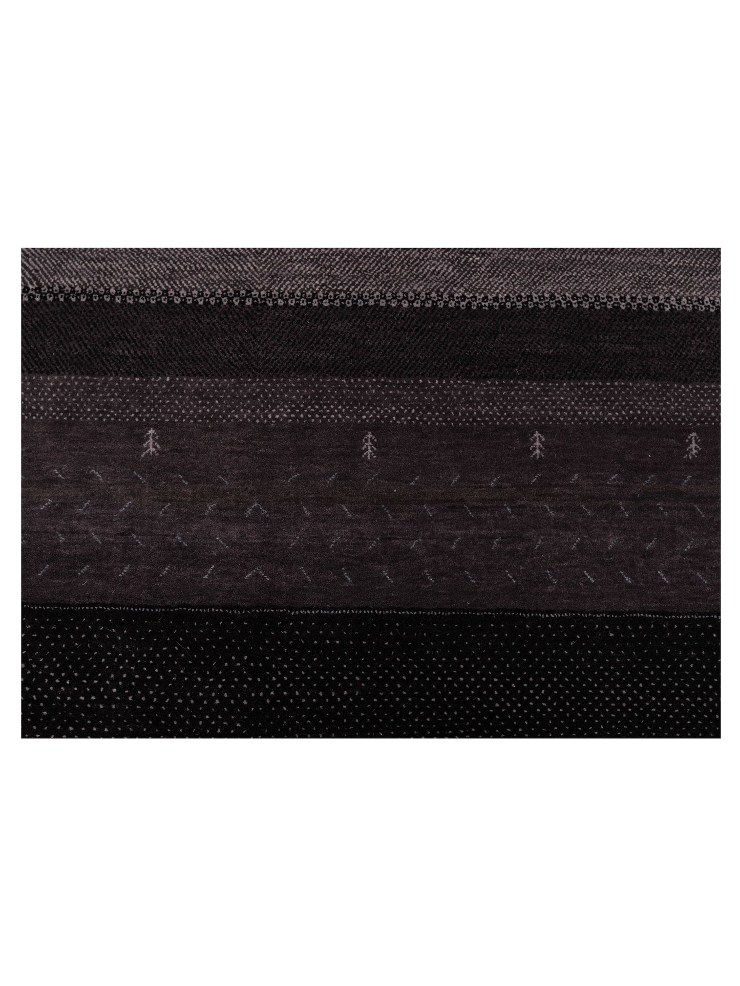 Loribaft 108475 Gray Gray 8.10x12.2 Hand Knotted Rug