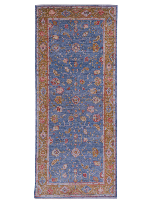 Anadol Angora Oushak  Blue Brown Traditional