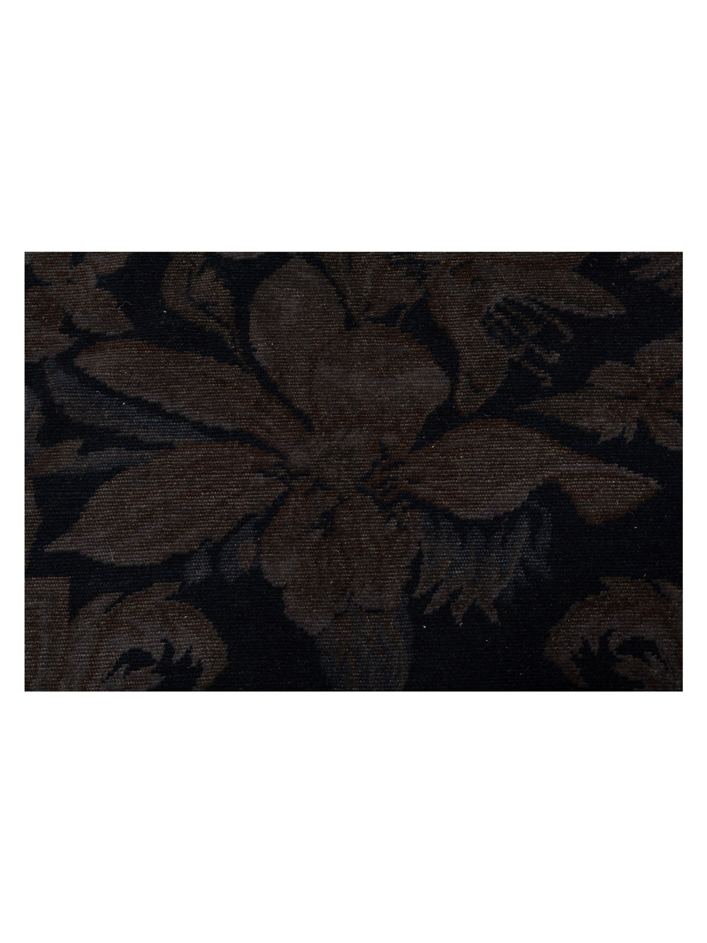 Vintage 108921 Charcoal 9.9x12 Hand Knotted Rug