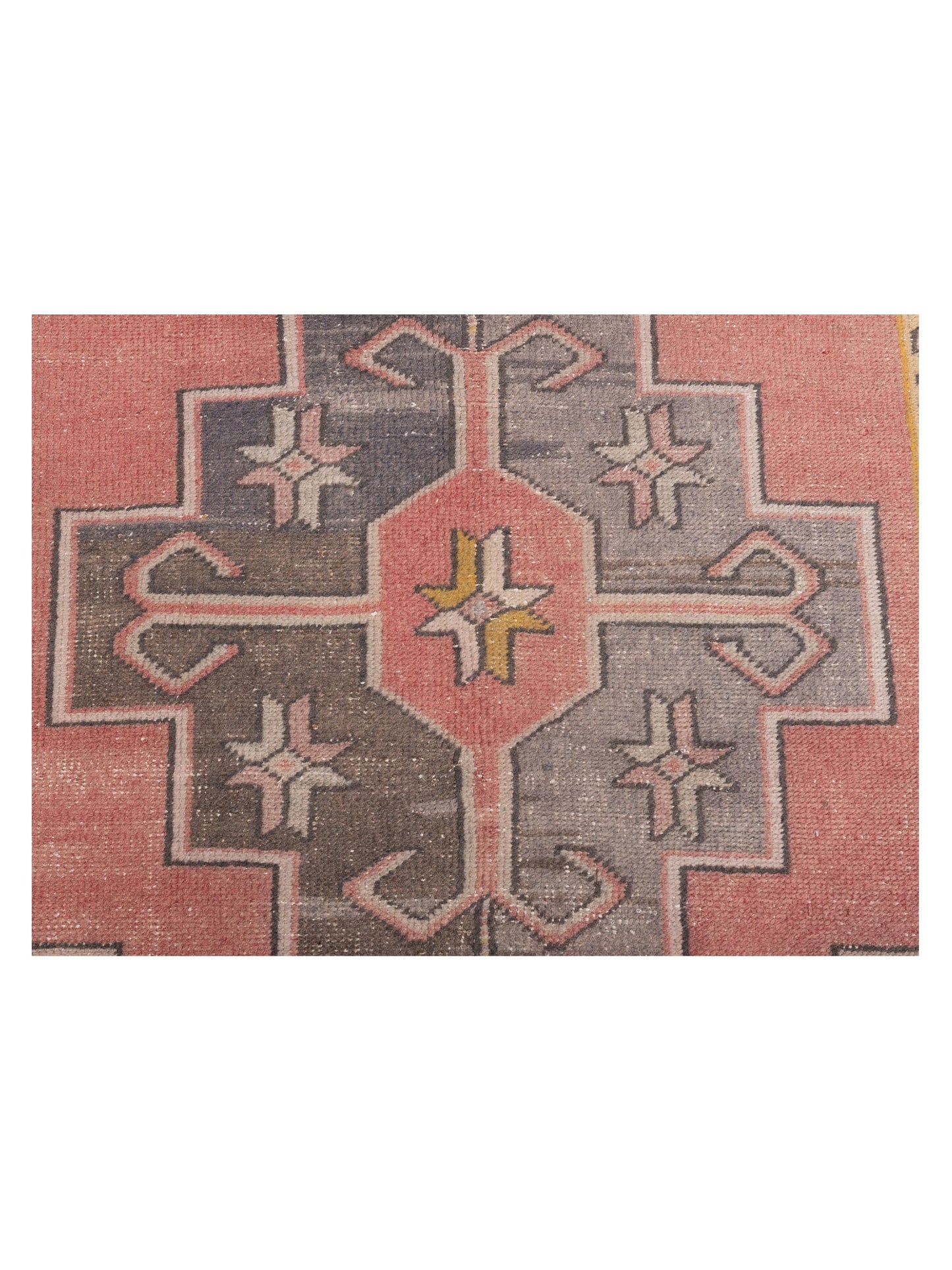 Old Anatolian 149864 Pink Beige 4.1x8.5 Hand Knotted Rug