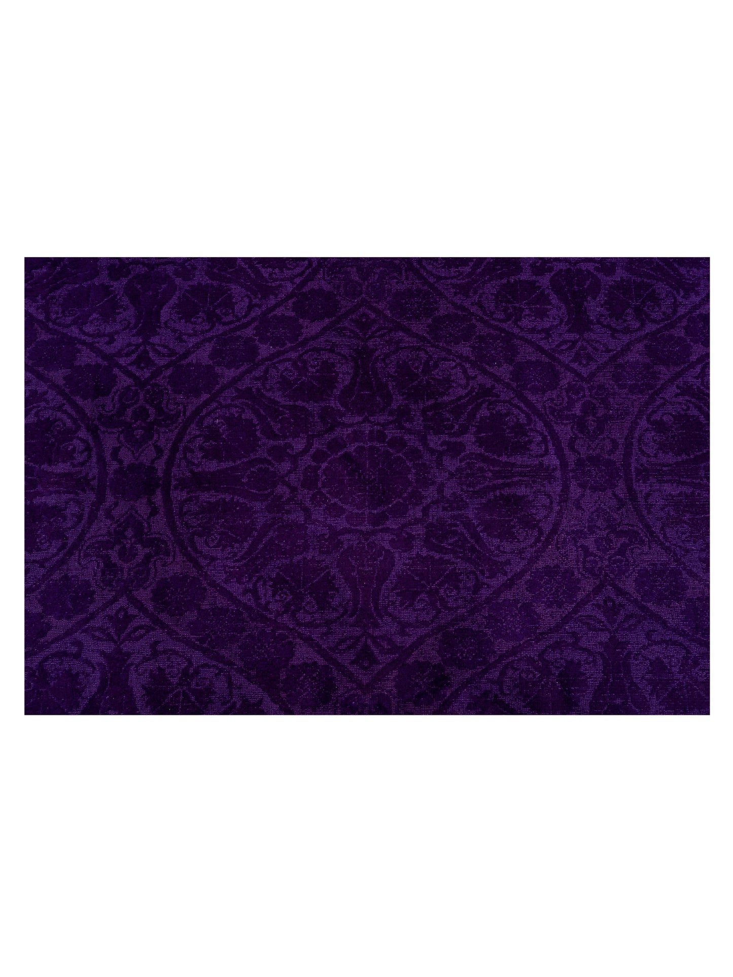 Color Bouquet 109176 Purple Purple 8.3x9.9 Hand Knotted Rug