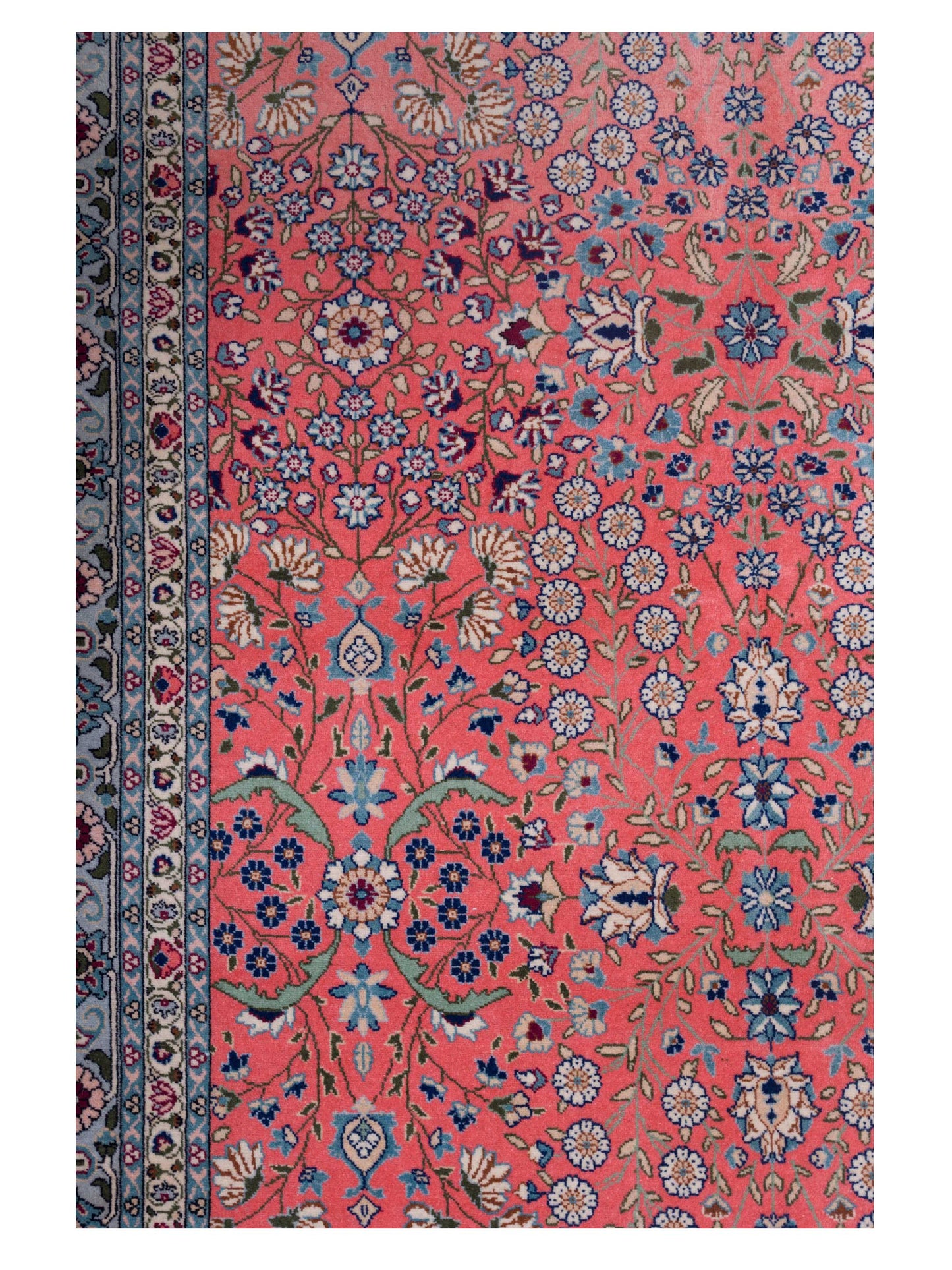 Hereke 108252 Pink Silver 4.3x5.9 Hand Knotted Rug