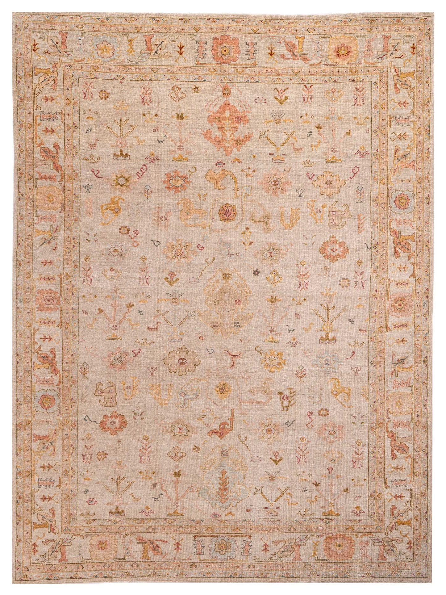 Anadol Angora Oushak  Beige Beige Traditional