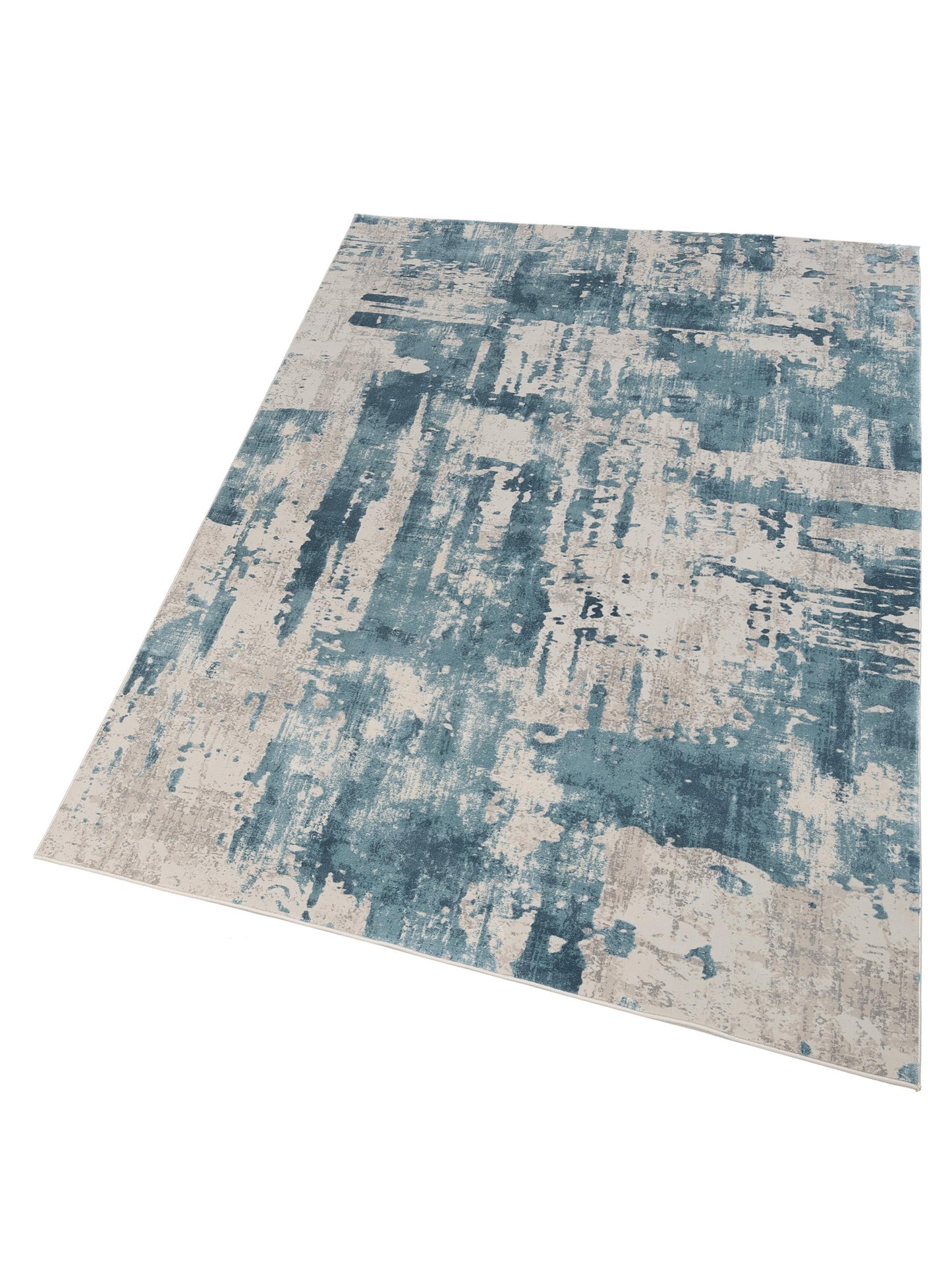 Palermo 130423 Blue Ivory 6.7x9.6 Machine Made Rug